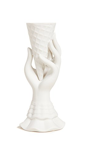 Jonathan Adler I Scream Vase, White, One Size