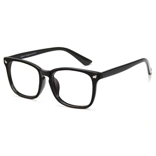 Cyxus Blue Light Blocking Computer Glasses Square Classic Retro Clear Lens Eyeglasses Frame for Women and Men