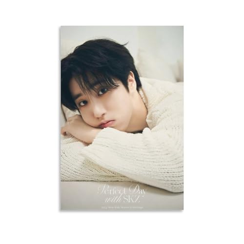 Kpop Artist Poster Stray Kids Han 2024 Seasons Greetings Perfect Day With SKZ Ver. 1st Teaser Poster Decorative Painting Canvas Wall Art Living Room Posters Bedroom Painting 16x24inch(40x60cm)
