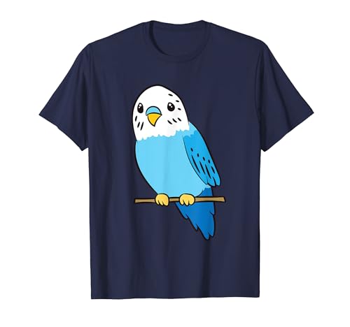 Cute Parakeet Bird Parakeet Cute Parakeet Blue T-Shirt