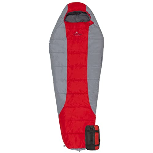 TETON Sports Tracker, 5 Degree Sleeping Bag; Lightweight, Warm Mummy Sleeping Bag, Camping, Backpacking, Hiking