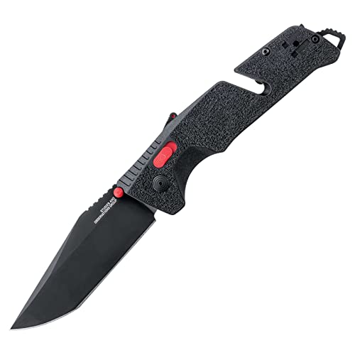 SOG Trident at - Black + Red - Tanto