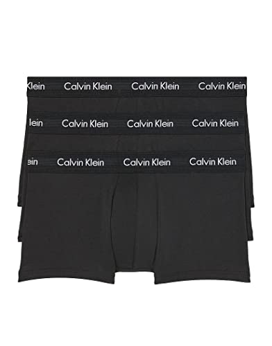 Calvin Klein Men's Cotton Stretch 3-Pack Low Rise Trunk