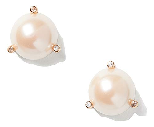 Kate Spade New York Rise and Shine Pearl Studs (Rose Gold/Blush)