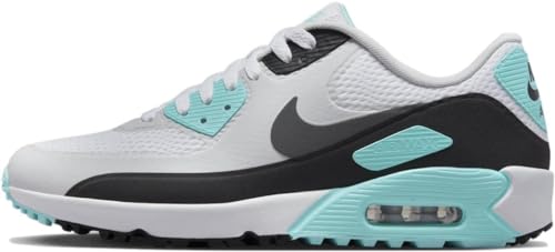 Nike Men's Air Max 90 G Spikeless Golf Shoes (White/Dark Grey-Copa, us_Footwear_Size_System, Adult, Men, Numeric, Medium, Numeric_10_Point_5)