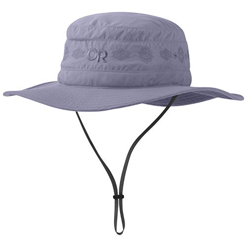 Outdoor Research Women's Solar Roller Sun Hat, Haze-Rice Embroidery, Medium