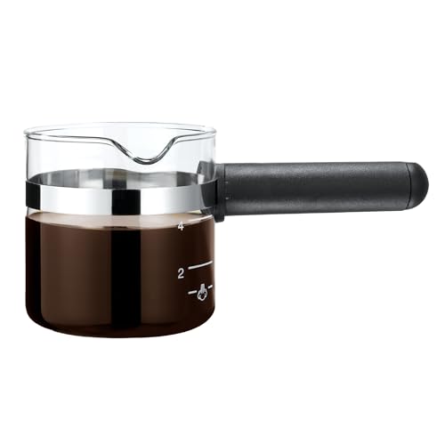 Cafe Brew Collection Premium 4-Cup Universal Glass Espresso Carafe Replacement - Fits Hamilton Beach, Mr. Coffee, Breville, and More Espresso Machines