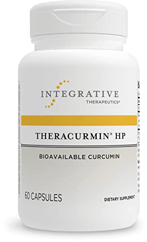 Integrative Therapeutics Theracurmin HP - High Absorption Turmeric & Curcumin Supplement - 27x More Bioavailable - Relief of Minor Discomfort Due to Occasional Overuse* - Vegan - 60 Capsules