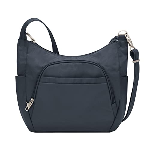 Travelon Anti-Theft Cross-Body Bucket Bag, Midnight, One Size - 42757 360
