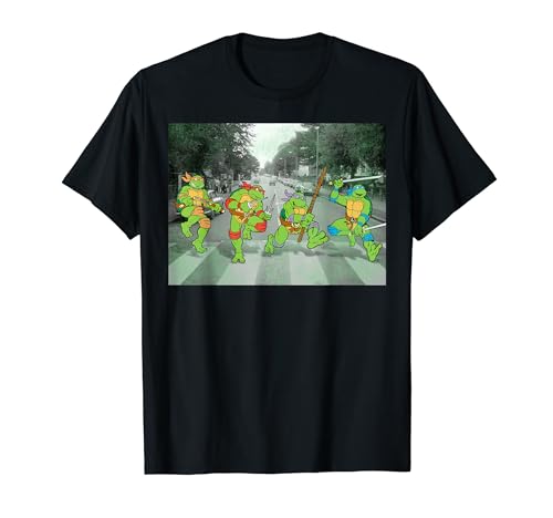 Teenage Mutant Ninja Turtles Road Crossing Parody T-Shirt T-Shirt