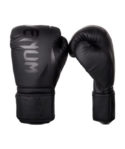 Venum Challenger 2.0 Boxing Gloves - for Kids - Black/Black, 8 oz