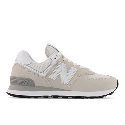 New Balance Women's 574 Core Sneaker, Nimbus Cloud/White, 7