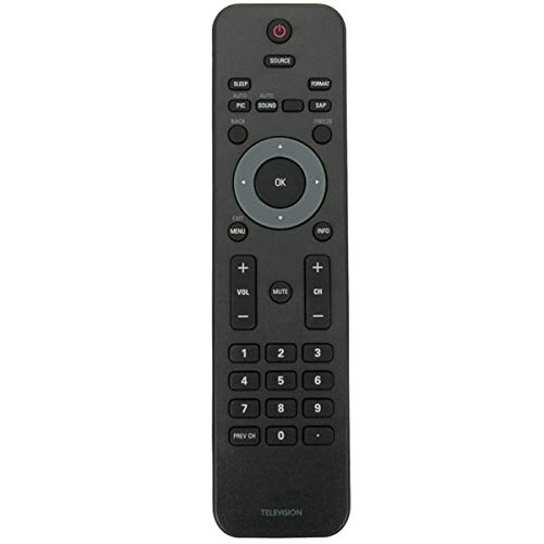 Replacement Remote fit for Philips TV 22PFL4505D 32PFL4505D 26PFL4507 32PFL4507 32PFL3506 40PFL3505D 40PFL3705D 46PFL3705D 40PFL4707 40PFL3706 46PFL3706 50PFL3707 46PFL3705 46PFL3505D 22PFL4507