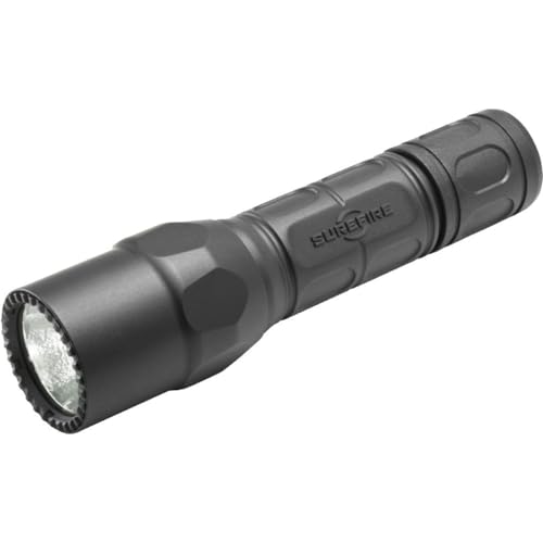 SureFire G2X Pro Dual-Output LED Flashlight with click switch, Black