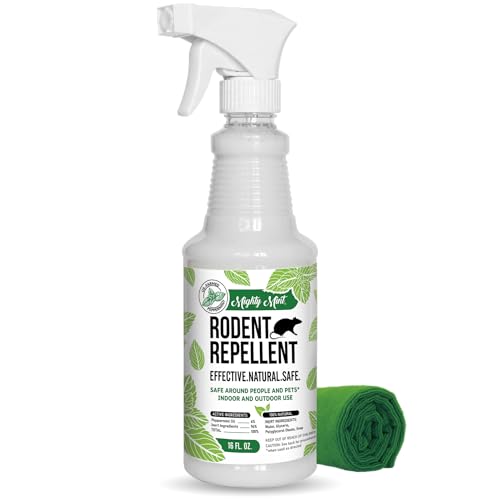 Mighty Mint 16oz Peppermint Oil Rodent Repellent Spray