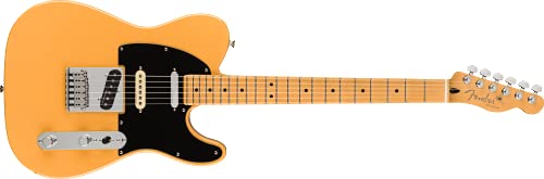 Fender Player Plus Nashville Telecaster Electric Guitar, with 2-Year Warranty, Butterscotch Blonde, Maple Fingerboard