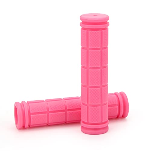 Coolrunner Bike Handlebar Grips, Bicycle Grips for Kids Girls Boys, Non-Slip Rubber Mushroom Grips for Scooter Cruiser Seadoo Tricycle Wheel Chair Mountain Road Urban Foldable Bike MTB BMX