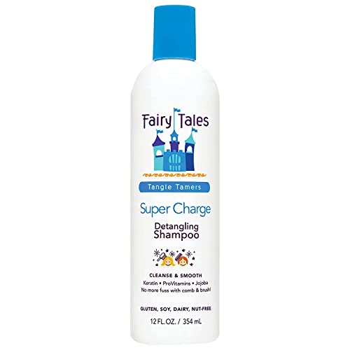 Fairy Tales Tangle Tamer Detangling Shampoo for Kids - Ultra Moisturizing and Anti Frizz Protection - Paraben Free, Sulfate Free - 12 Oz