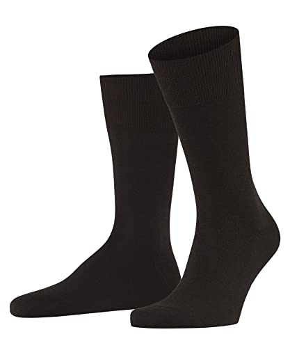 FALKE Men's Airport Socks, Light, Merino Wool Cotton, Crew Length, Classic Formal Socks, Trendy Work Clothing, 1 Pair