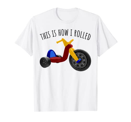 Vintage Nostalgic Tricycle Toys 70s 80s Lover T-Shirt