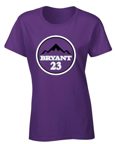 Purple Bryant Logo Womens T-Shirt Adult Medium