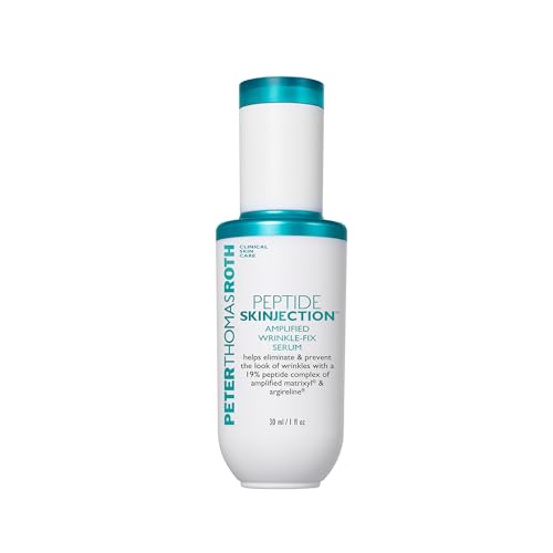 Peter Thomas Roth | Peptide Skinjection Amplified Wrinkle-Fix Serum, Clinically Proven Refillable Serum for Anti-Aging and Loss of Firmness, Matrixyl and Argireline Serum, For All Skin Types