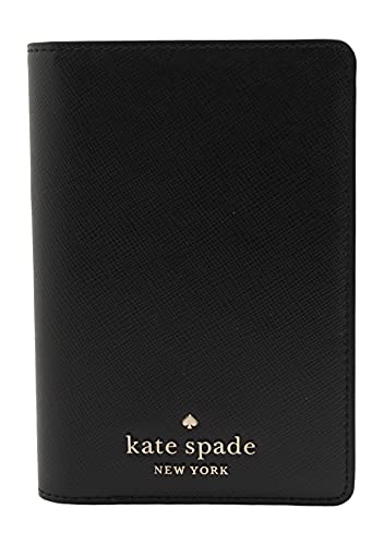 Kate Spade Staci Leather Passport Holder, Crush Proof, Black