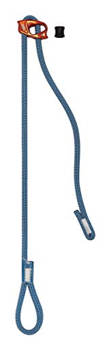PETZL Unisex's Connect Lanyard Single Adjustable for Climbing and Mountaineering, Blue, Taglia Unica