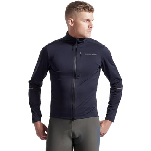 PEARL IZUMI Men's Pro Neoshell Windproof x Breathable Cycling Jacket, Black, Medium