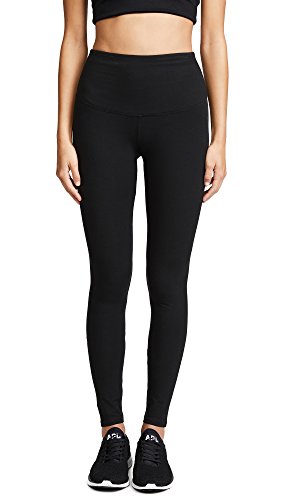 Yummie Women's Rachel Shaping Legging Cotton Stretch, Black, Large