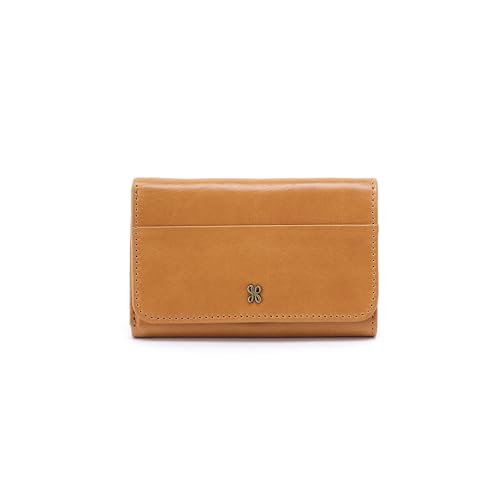 HOBO Womens Jill Trifold Wallet Natural One Size