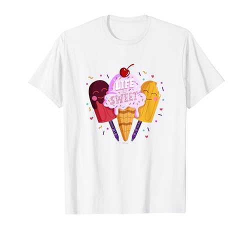 Crayola Life Is Sweet Ice Cream & Popsicles With Sprinkles T-Shirt