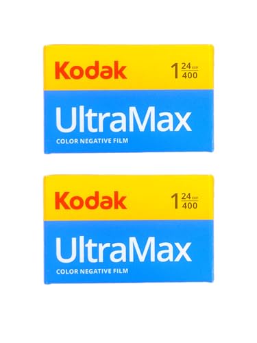 Kodak Ultramax 400 Color Negative Film (ISO 400) 35mm 24-Exposures - 2 Pack (2 Items)