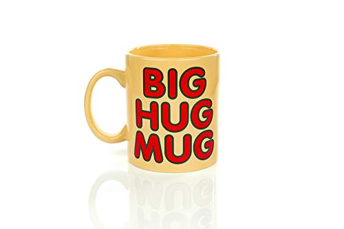 JUST FUNKY Big Hug Mug 16oz Ceramic Coffee Mug