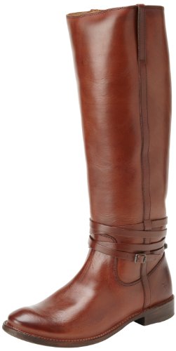 FRYE Women's Shirley Riding Plate Boot, Redwood, 7 M US