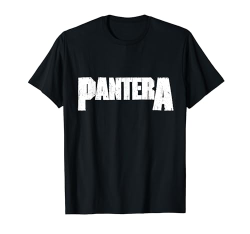 Official Pantera White Logo T-Shirt