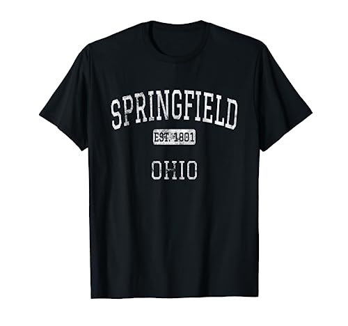 Springfield Ohio OH Vintage T-Shirt