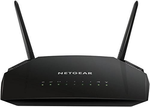 NETGEAR WiFi Router (R6230) - AC1200 Dual Band Wireless Speed (up to 1200 Mbps) | Up to 1200 sq ft Coverage & 20 Devices | 4 x 1G Ethernet and 1 x 2.0 USB ports