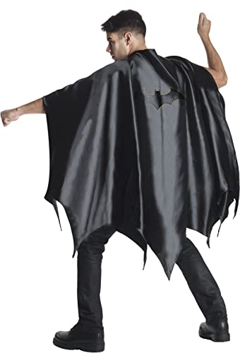 Rubie's unisex adult Dc Superheroes Deluxe Batman Cape Costume Accessory, Multicolor, One Size US