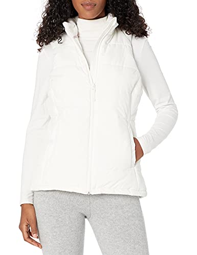 Amazon Essentials Women's Mid-Weight Puffer Vest, Ivory, X-Large