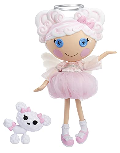 Lalaloopsy - Cloud E. Sky & Pet Poodle, 13' Angel Doll with White Hair, Halo, Wings, Pink Outfit & Accessories, Reusable House Playset- Gifts for Kids, Toys for Girls Ages 3 4 5+ to 103 Years