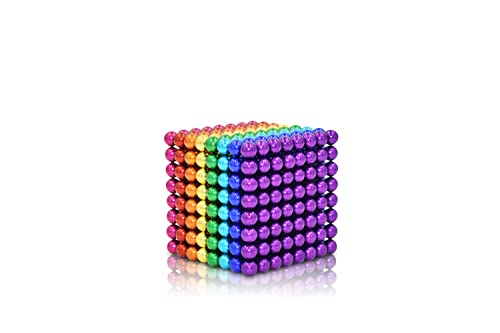 Magnetic Balls (512pcs) Original Creative 3D Fidget Building Desk Toy for Stress Relief, Upgraded Magnet Beads Putty Toy Slime