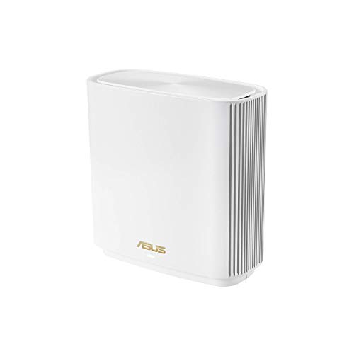 ASUS ZenWiFi AX6600 Tri-Band Mesh WiFi 6 System (XT8 1PK) - Whole Home Coverage up to 2750 sq.ft & 4+ rooms, AiMesh, Included Lifetime Internet Security, Easy Setup, 3 SSID, Parental Control, White