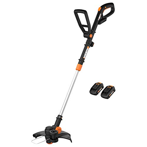 Worx String Trimmer/Edger/Lawn Mower 3-in-1 Grass Trimmer GT Revolution 20V 12' (2 Batteries & Charger Included) WG170