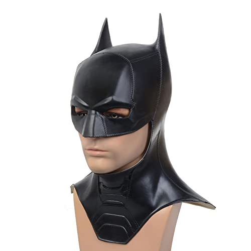 HugOutdoor Halloween Cosplay Man Cool Mask Movie Knight Superhero Costume Accessories Latex Masks Adult Size