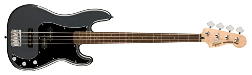 Squier Affinity Series Precision Bass, Charcoal Frost Metallic, Laurel Fingerboard
