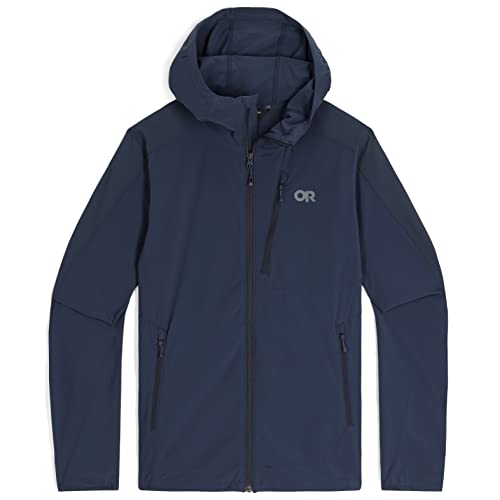 Outdoor Research Men's Ferrosi Hoodie - Quick-Drying & UV 50+ Sun Protection Naval Blue