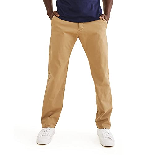 Dockers Men's Athletic Fit Ultimate Chino Pants with Smart 360 Flex, New British Khaki, 34W x 32L
