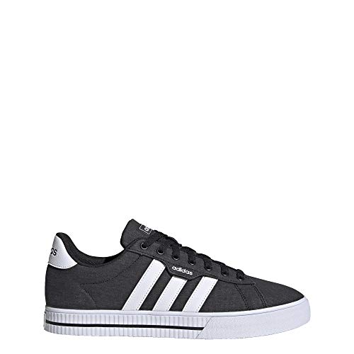 adidas Men's Daily 3.0 Skate Shoe, Core Black/Cloud White/Core Black, 8.5