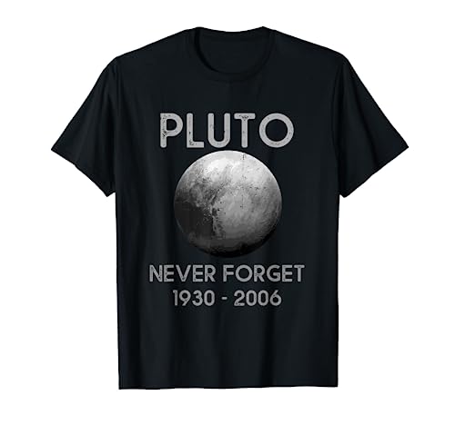 Pluto never forget space themed Retro T-Shirt